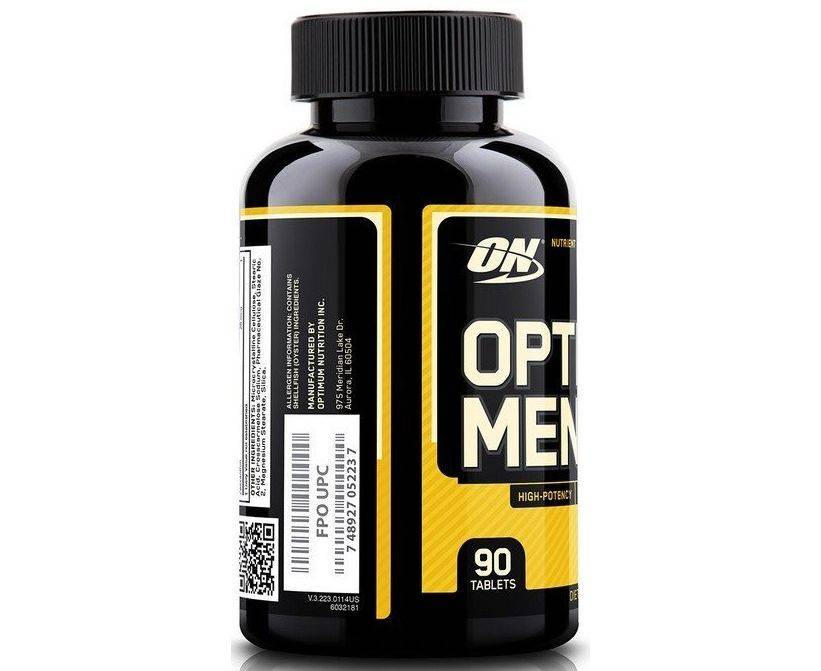 Витамины оптимен (opti men): состав и как принимать комплекс