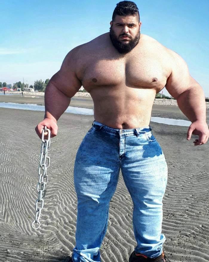 Саджад гариби – рост и вес, фото без фотошопа «иранского халка»