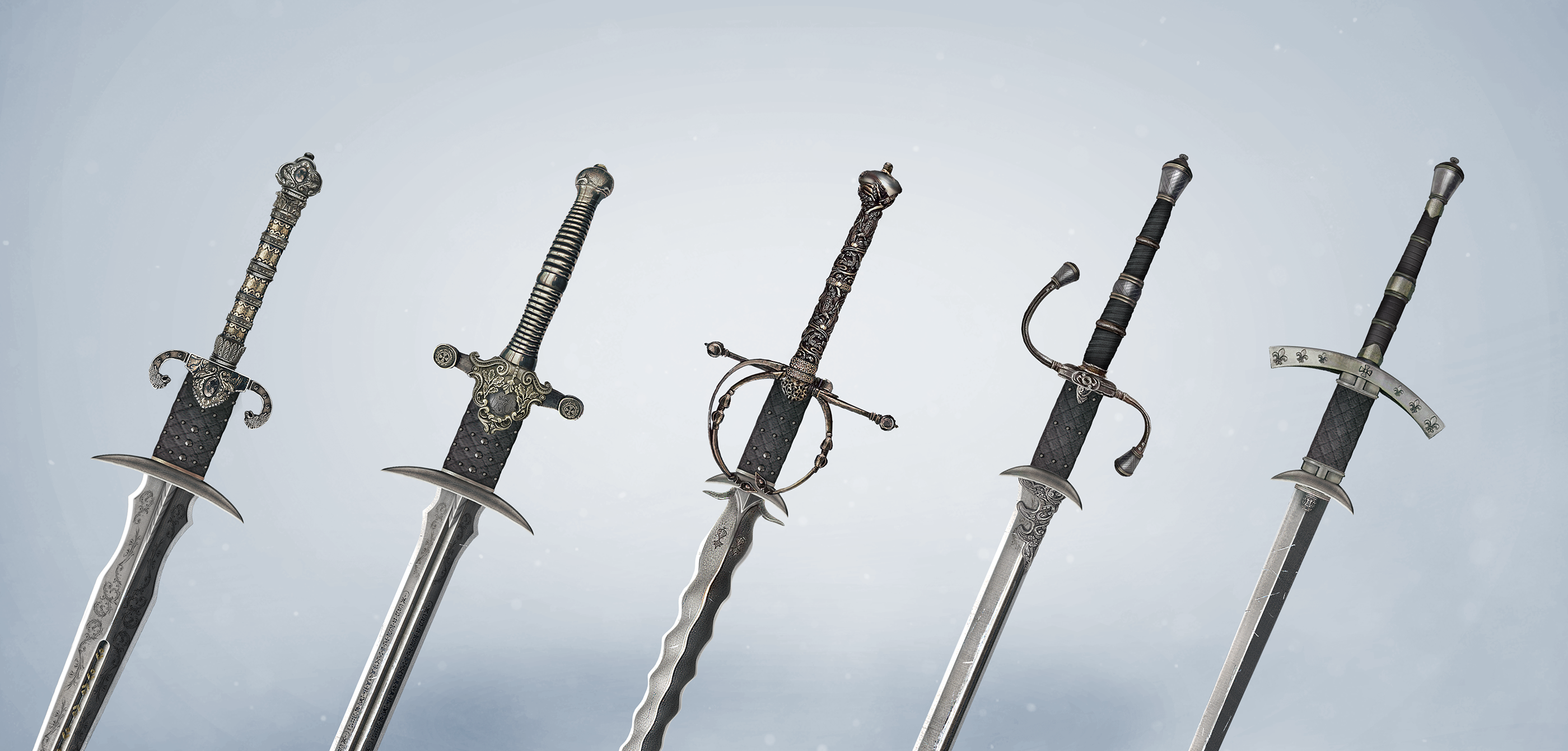 Как выглядел двуручный меч в средневековье и сколько он весил?
