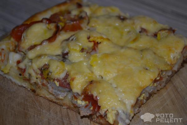 Пицца с курицей и соусом альфредо в духовке рецепт в домашних условиях как в пиццерии