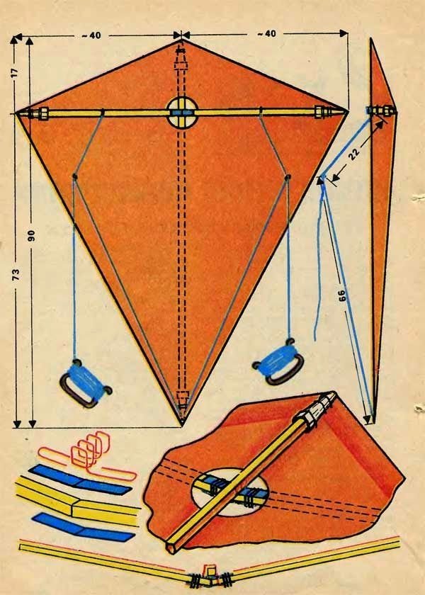 Оригами воздушный змей: базовая схема сборки и модели на ее основе