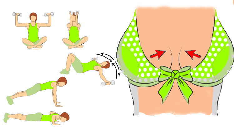 Упражнения для подтяжки груди: как подтянуть ее эффективно