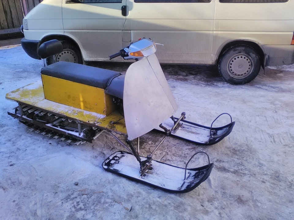 Делаем снегоход из мотоцикла своими руками | мотоблоки и сельхозтехника