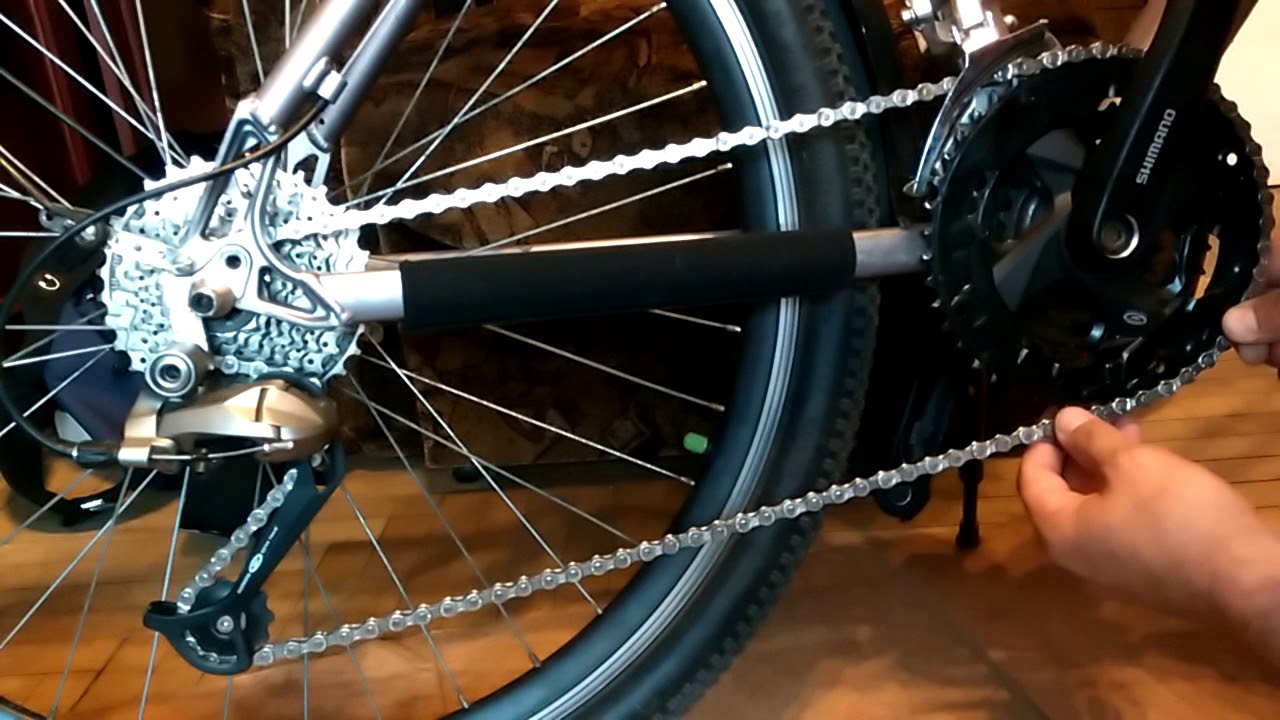 Как натянуть или подтянуть велосипедную цепь?