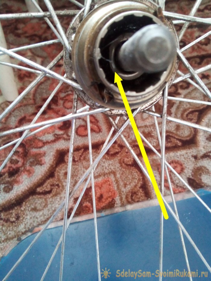 Как разобрать и собрать обратно заднее колесо скоростного велосипеда