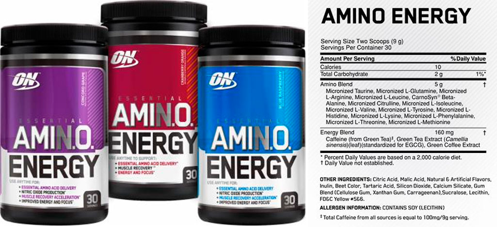 Amino Energy: особенности продукта от Optimum Nutrition, как принимать добавку