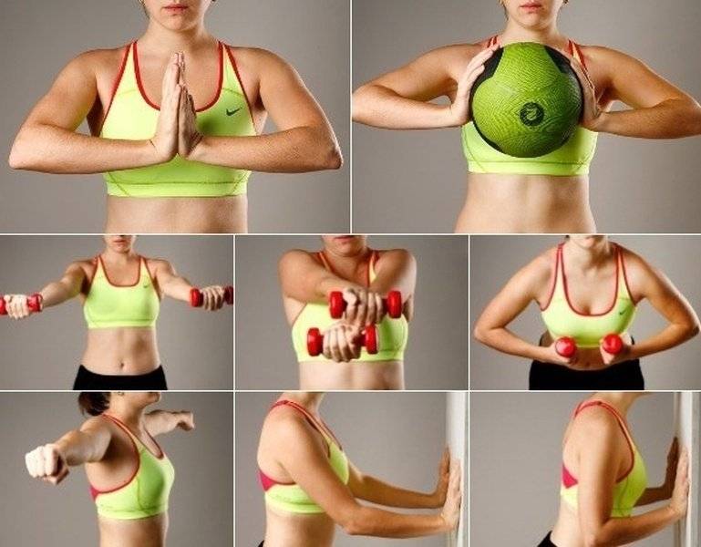 Упражнения для подтяжки грудных мышц для женщин в домашних условиях
