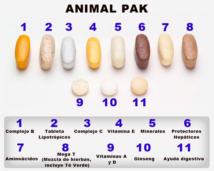 Как правильно принимать витамины animal pak