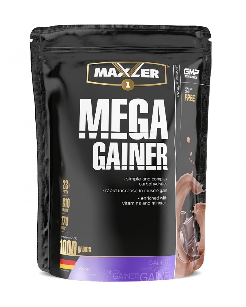 Грамотная схема приема mega gainer от производителя maxler