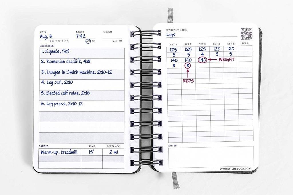 Дневник тренировок: шаблоны для скачивания + обзор приложений для android и ios