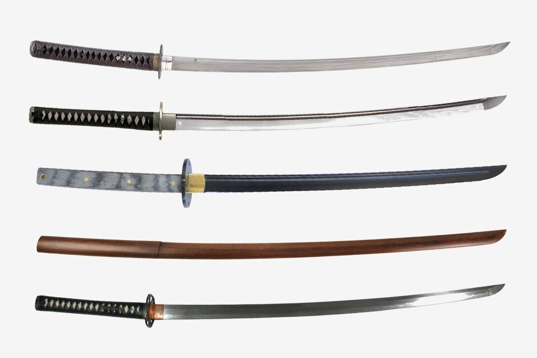 Обзор основных разновидностей японских мечей, история их появления