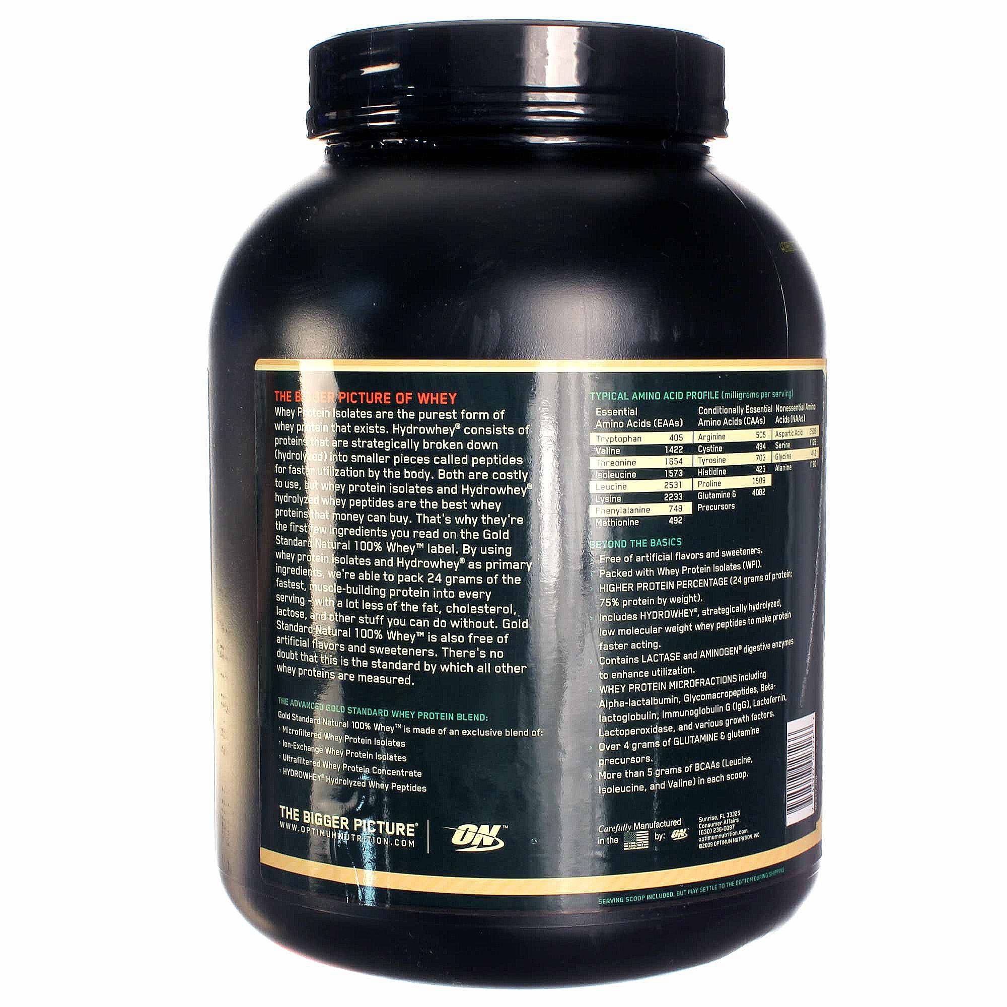Optimum Nutrition 100% Whey Gold Standard — золотой стандарт качества сывороточного протеина