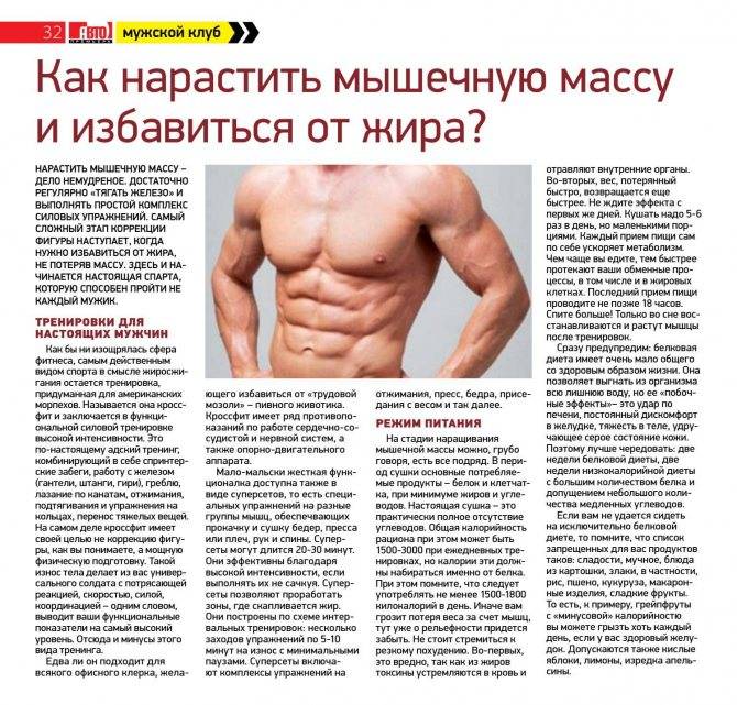 Программа тренировок для эктоморфа: как набрать мышечную массу худому и развитие мускулатуры | rulebody.ru — правила тела