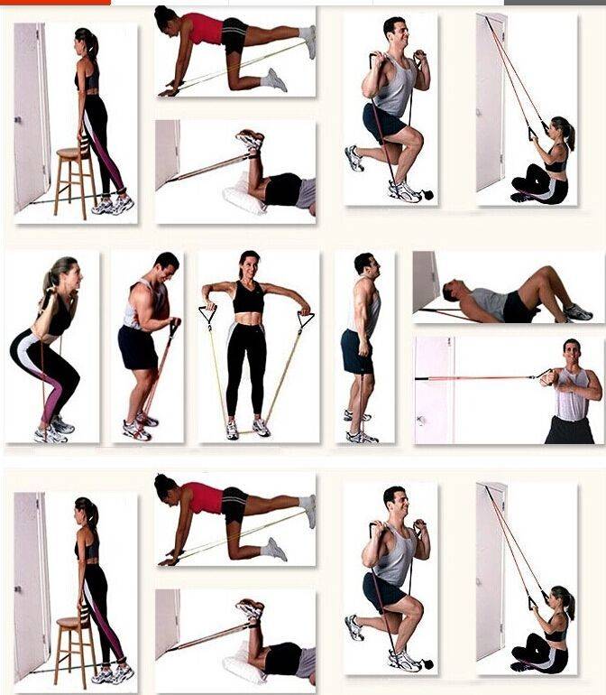 Упражнения с эспандером в домашних условиях для женщин