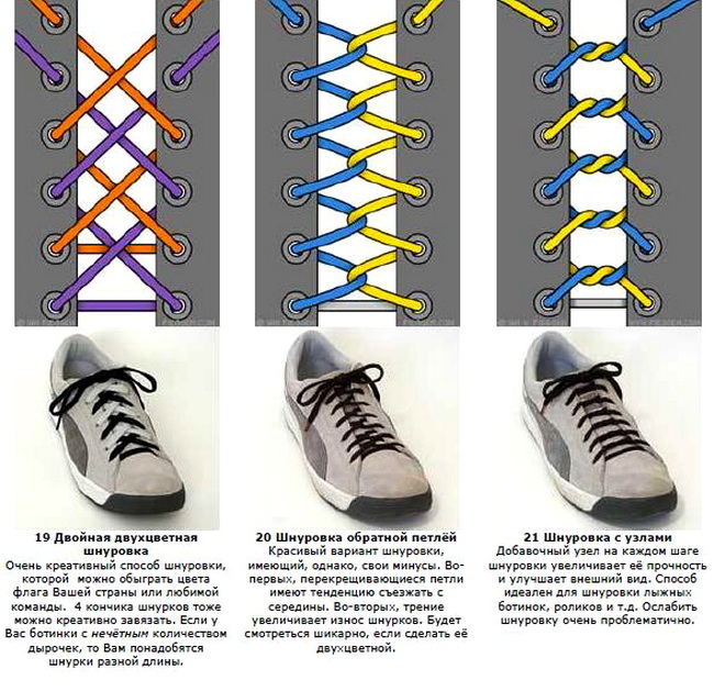 Как завязывать шнурки на мужской обуви: все методы