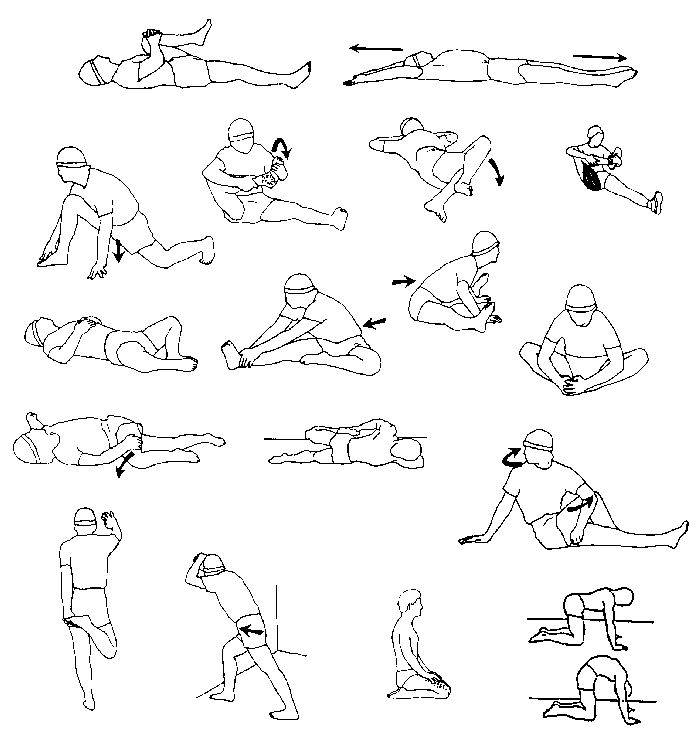 Упражнения на растяжку ног - фото и видео комплексы упражнений на растяжку.