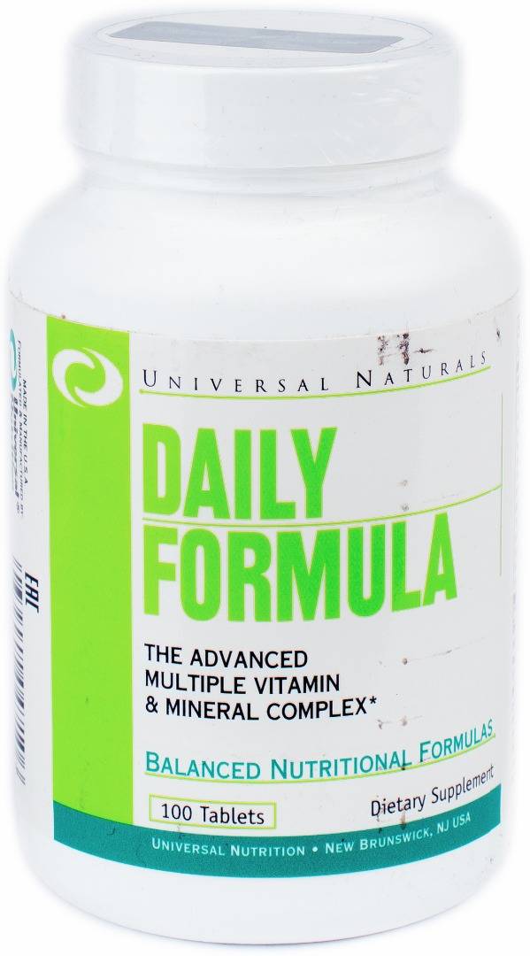 Daily formula от universal nutrition - спортивное питание на dailyfit