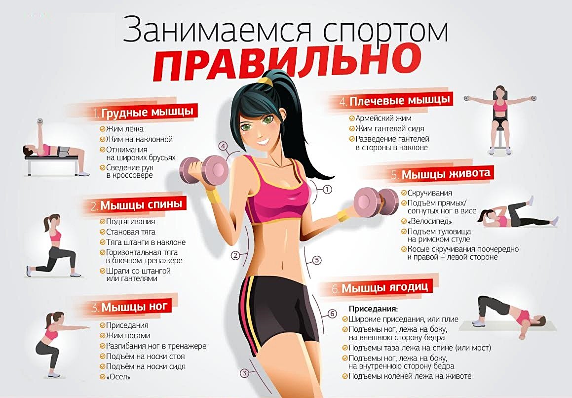 Упражнения и питание для похудения рук и плеч