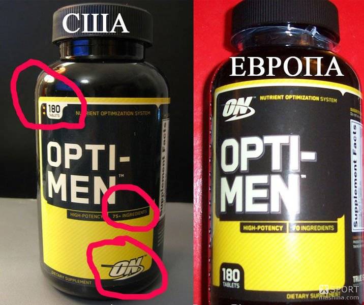 Витамины для мужчин оптимен: состав, инструкция по применению