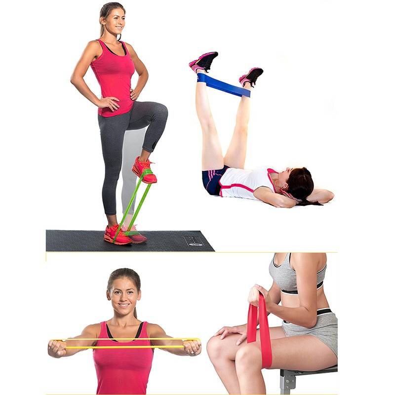 Упражнения с фитнес-резинкой для ног и ягодиц - тренировка и отзывы